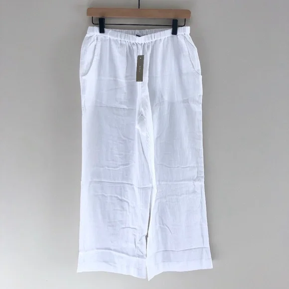 NWT J.Crew Relaxed Beach Pant in airy gauze - Picture 1 of 5